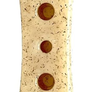 Durable Dog Chew Toy and Treat Dispenser Made in from Non-Toxic, Pet Safe, Food Safe Nylon Material for Mental Stimulation, Clean Teeth, Fresh Breath, Problem Chewing, & More