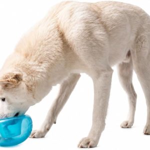 Interactive Treat Dispensing Dog Toy, Blue, 5"