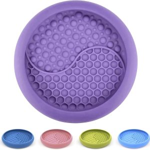 Dog Lick Bowl, Non-Slip Lick Mat Slow Feeder for Dogs & Cats