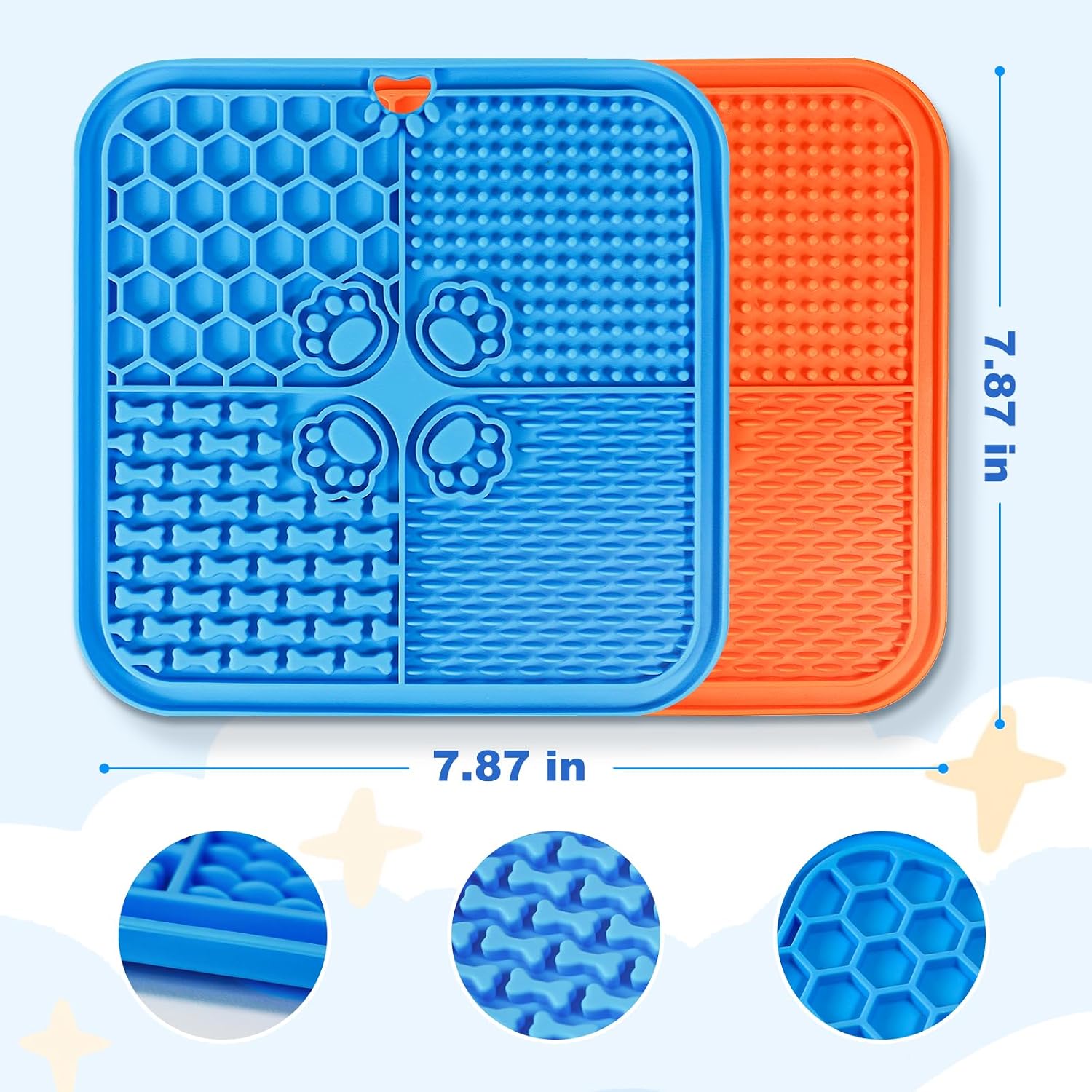 Lick Mat for Dogs, Slow Feeder with Suction Cups for Dog Anxiety Relief - Image 2
