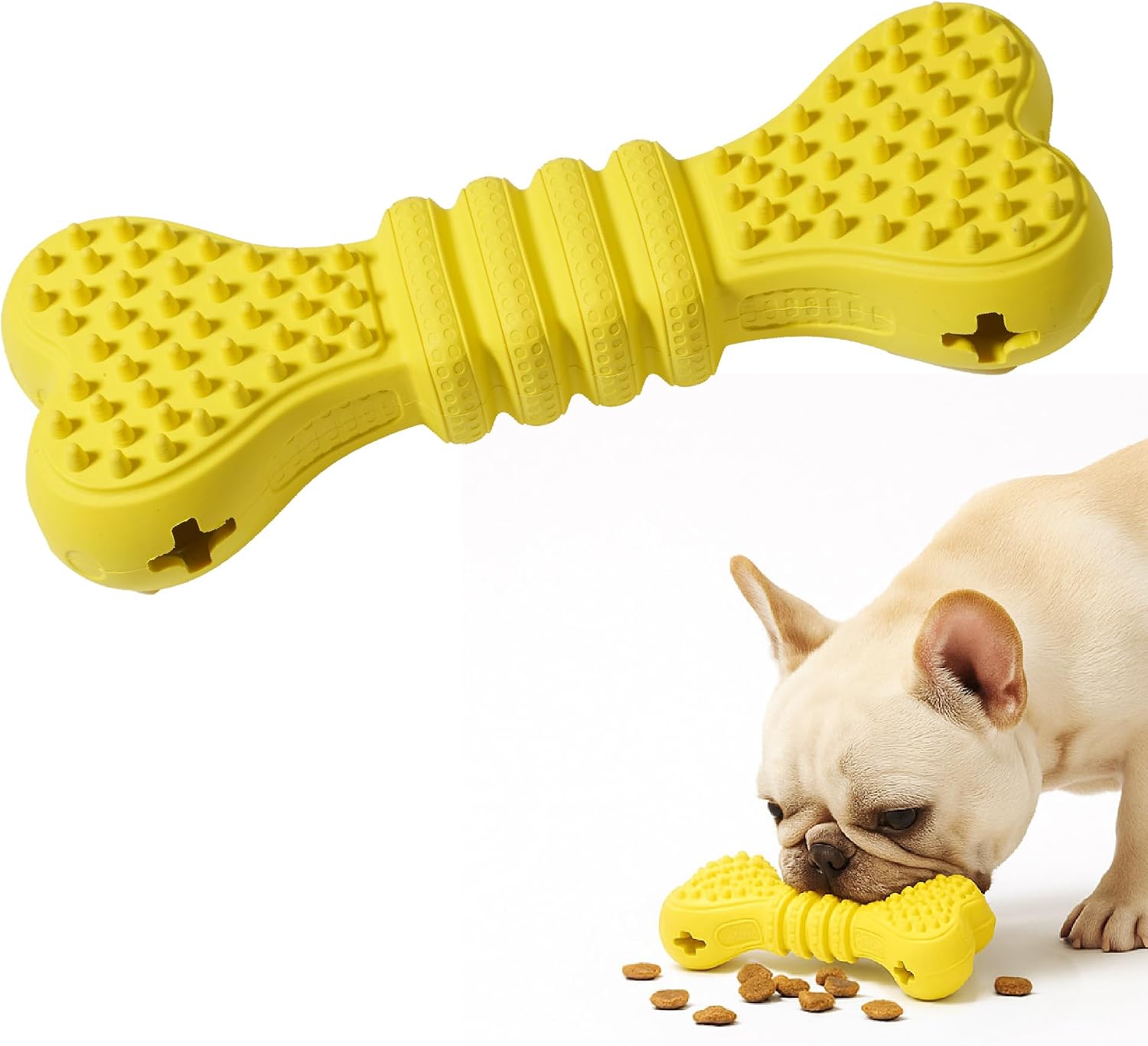 Bone Treat Dispensing Enrichment Dog Chew Toy