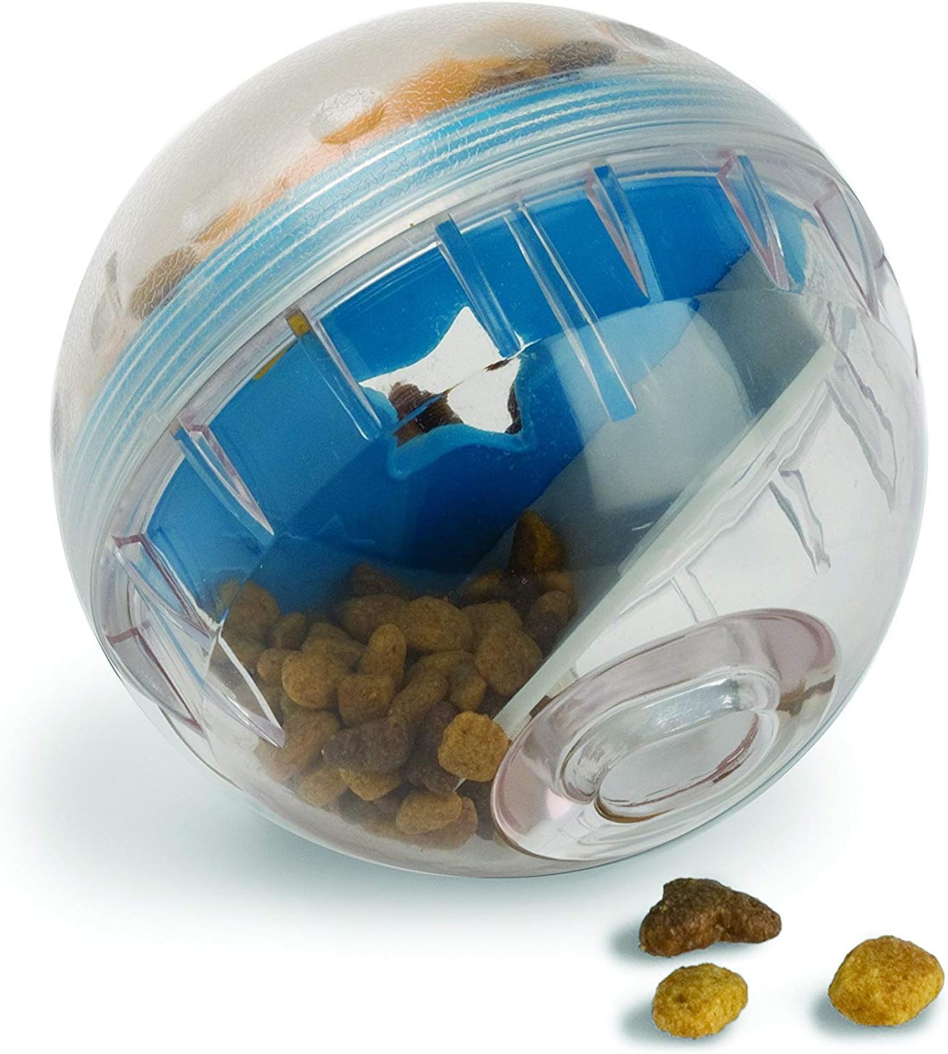 Treat Ball, Interactive Dog Dispenser Toy, 4 Inch Slow Feeder