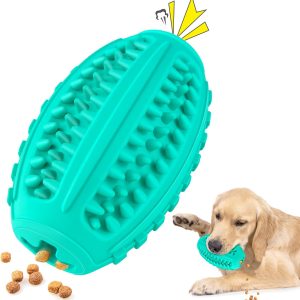 Squeaky Dog Balls for Aggressive Chewers, Indestructible Squeaky Toys for Large Dogs, Treat Dispensing Toys Interactive, Treat Toy Ball, Super Chewer Toy Large Breed