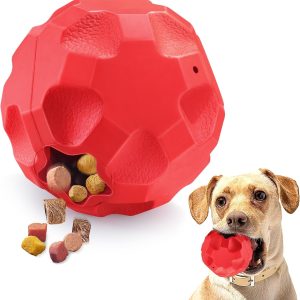 Rubber Treat Dispensing Dog Toys for Aggressive Chewers Large Breed