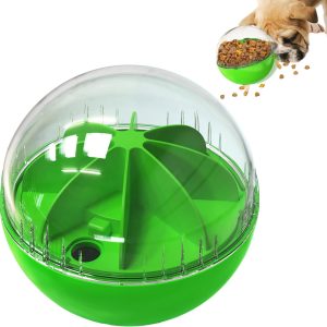 Dog Treat Ball, Sound Treat Dispenser Puzzle for Medium/Large Dogs