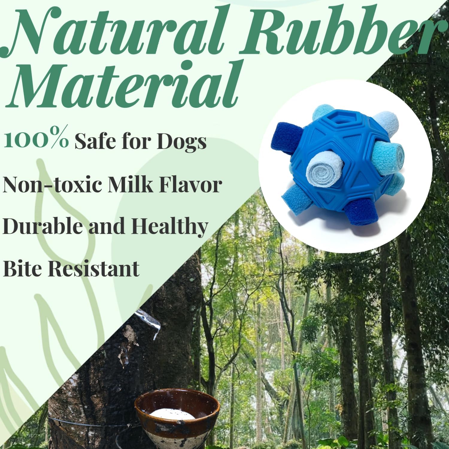 Interactive Snuffle Ball for Dog Toys Unbreakable Upgrade Ball Toy - Image 2